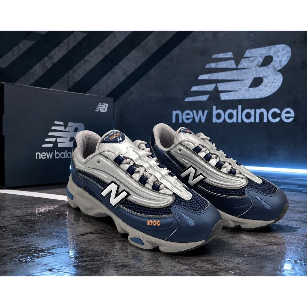 New Balance 1000 Grade School Blue Grey GC1000PK Youth 4Y / 5.5W New with Box
